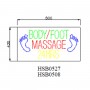 FOOT MASSAGE LED SIGN HSF0215