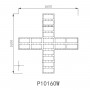 CROSS LED SCREEN OF P10160W