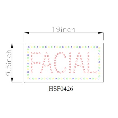 FACIAL LED SIGN HSF0426
