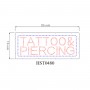 TATTOO PIERCING LED SIGN HS0480