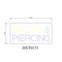 LED TATTOO PIERCING SIGN HS0151