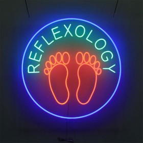 REFLEXOLOGY NEON SIGN OF HSR0182