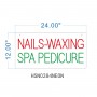 NAILS WAXING NEON SIGN OF HSN0284NEON