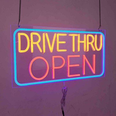 DRIVE THRU NEON SIGN OF HSO1356