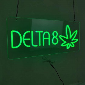 DELTA8 NEON SIGN OF HSD0328NEON