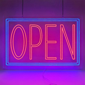 OPEN NEON SIGN OF HSO1037NEON