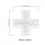PHARMACIE LED SIGN OF PH48G238R117