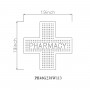 PHARMACY LED DOT SIGN OF PH48G238W113
