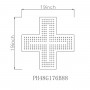 PHARMACY INDOOR CROSS OF PH48G176B88