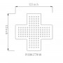 LED PHARMACY CROSSES OF PH30G77W48