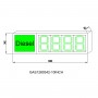 DIESEL Led Gas Sign:GAS1260342