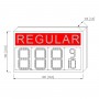 Price Canopy Led Sign:GAS980580