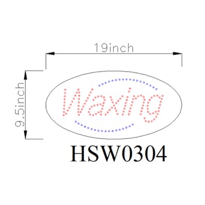 WAXING LED SIGN HSW0304