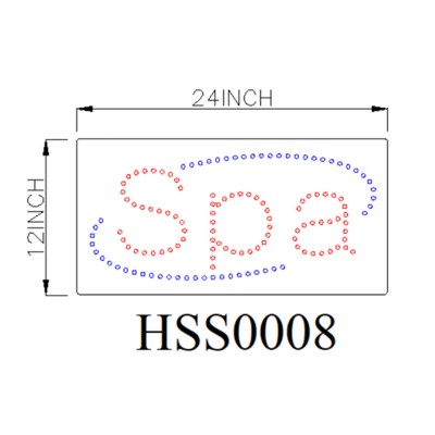 SPA LED DOT SIGN HSS0008