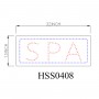 SPA ANIMATED LED SIGN HSS0408