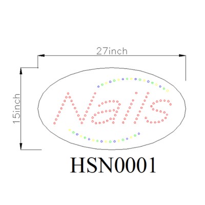 NAILS LED SIGN HSN0001