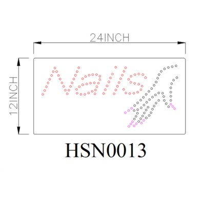 NAILS LED DOT SIGN HSN0013