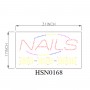 NAILS CUSTOMIZED LED SIGN HSN0168