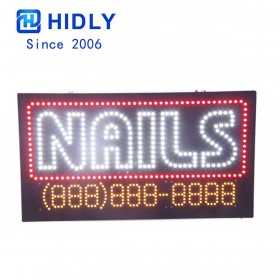 NAILS LARGE LED SIGN HSN0293