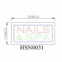 NAILS SPA LED SIGN HSN0031