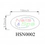NAILS SPA BUSINESS LED SIGN HSN0002