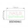 NAILS SPA PEDICURE LED SIGN HSN0461
