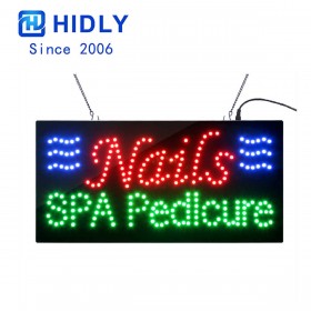 NAILS SPA PEDICURE DOT SIGN HSN0436