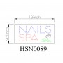 NAILS SPA WINDOW LED SIGN HSN0089