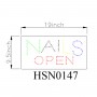 NAILS SPA ANIMATED SIGN HSN0147