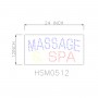 MASSAGE SPA LED SIGN HSM0512