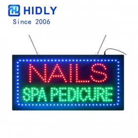 NAILS SPA PEDICURE SIGN HSN0032