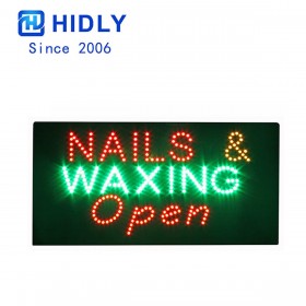 NAILS WAXIMG LARGE LED SIGN HSN0241