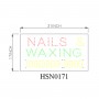 NAILS WAXIMG LARGE LED SIGN HSN0241