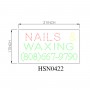 NAILS WAXIMG LARGE LED SIGN HSN0241