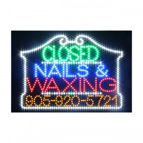 NAILS WAXIMG LED SIGN HSO1339