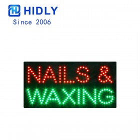 NAILS WAXING BUSINESS SIGN HSN0429