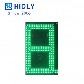 LED GAS DIGITS ABOUT RECTANGLE 12 INCH