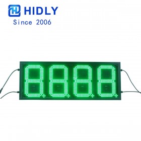 GAS LED SIGNS OF 10 INCH