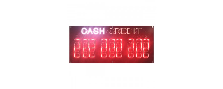 CASH CREDIT signs or led CASH CREDIT signs to promote signs