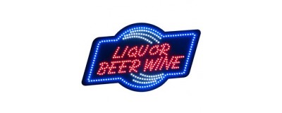 Alcohol sign and led alcohol sign combine with good design