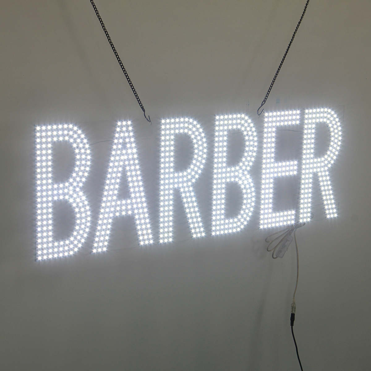 BARBER image led sign