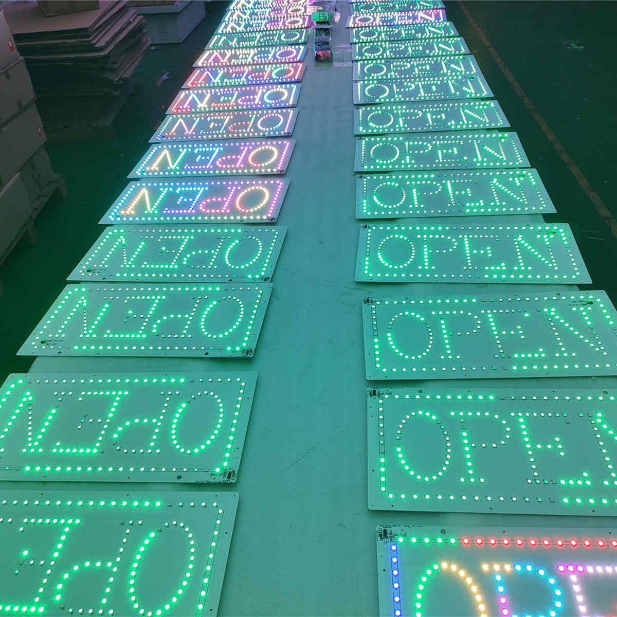 led open sign