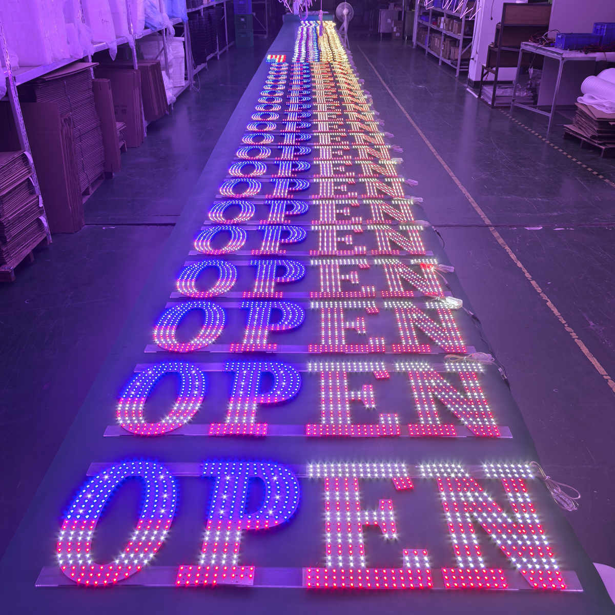 OPEN led sign