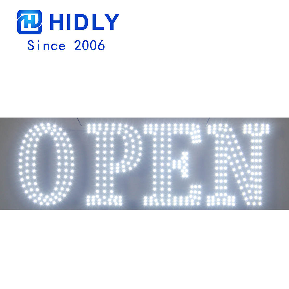 image open led sign