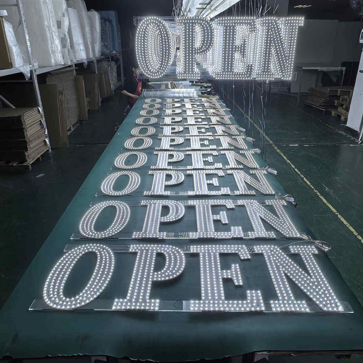 led open sign