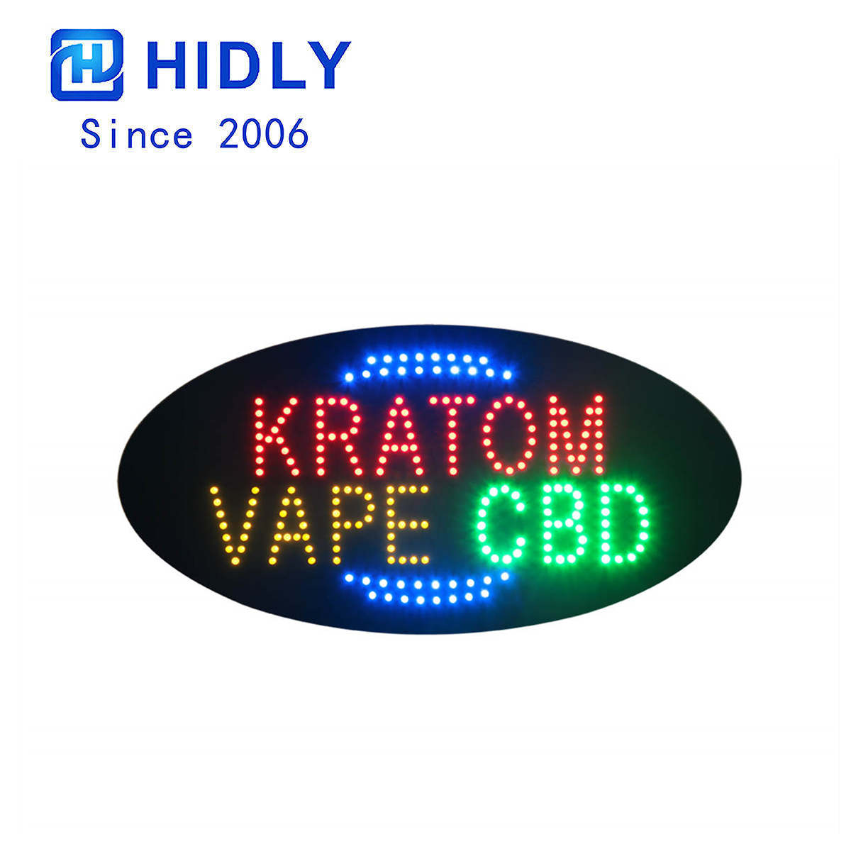 kratom vape led sign