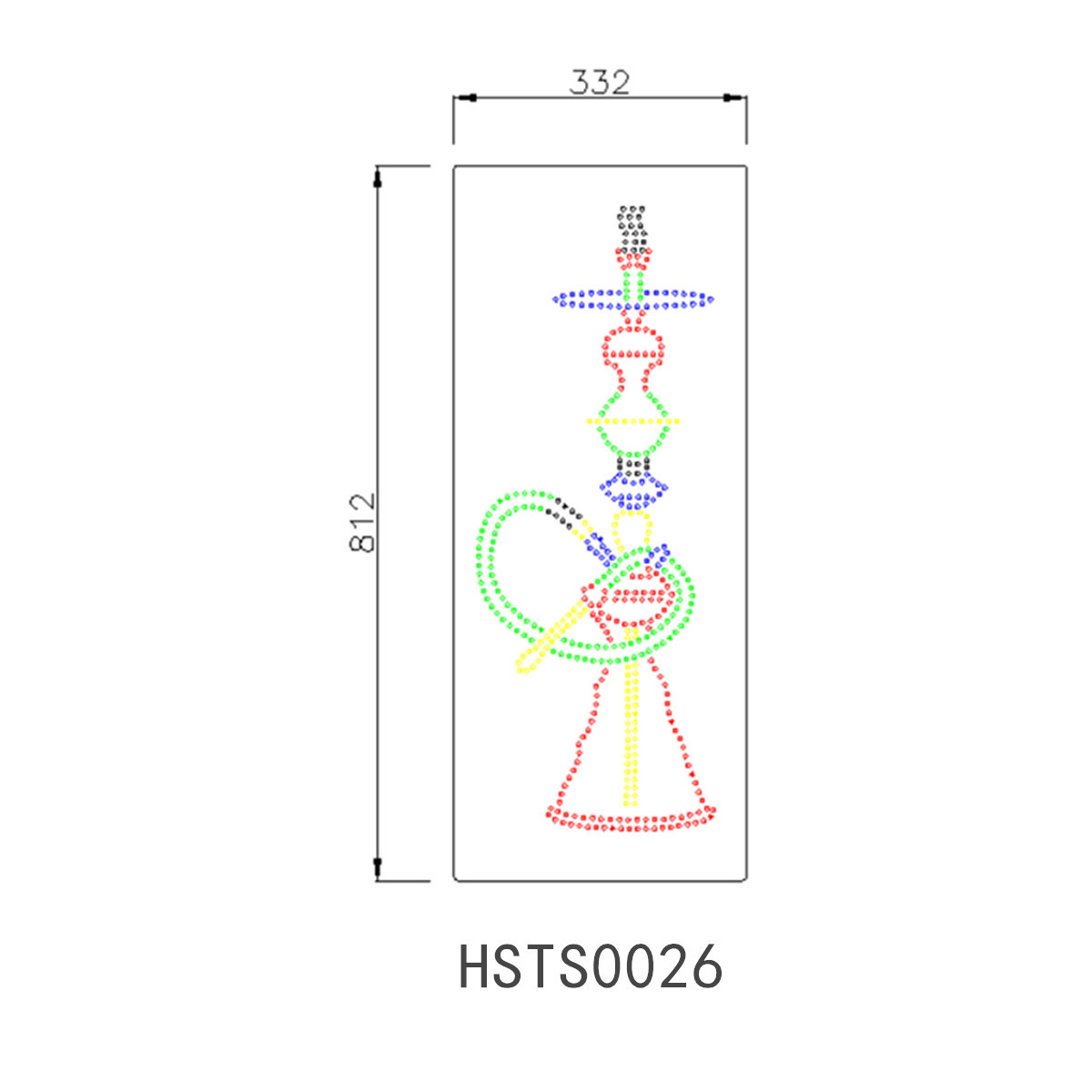 hookah led sign