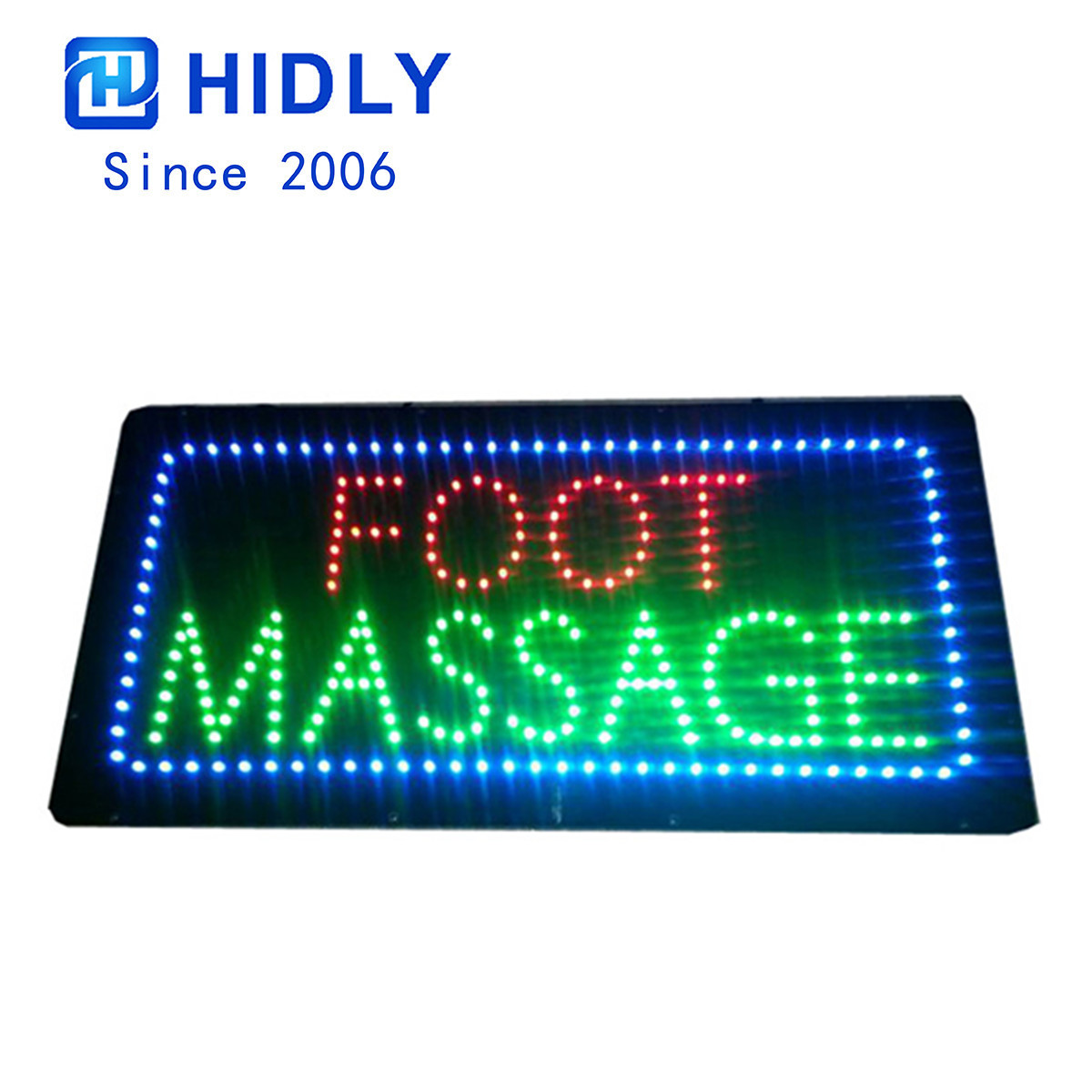 foot massage led sign