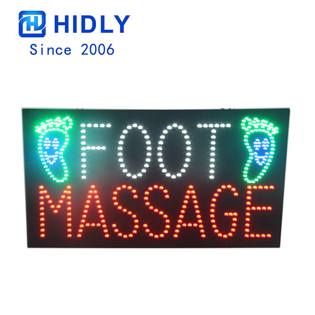 foot massage led sign