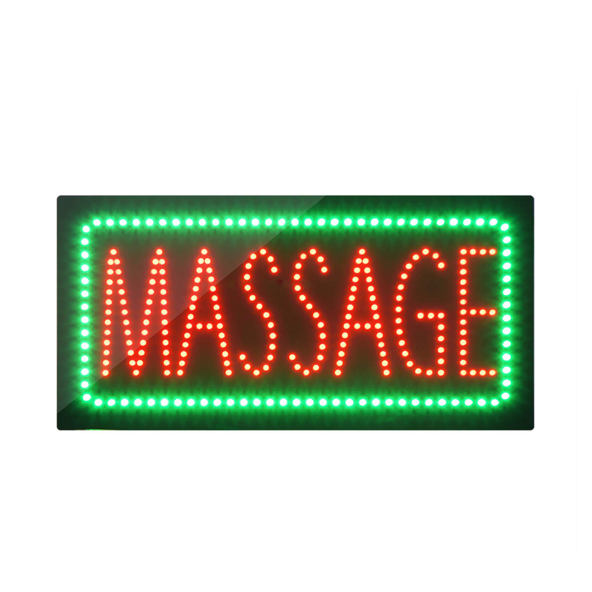 led massage sign